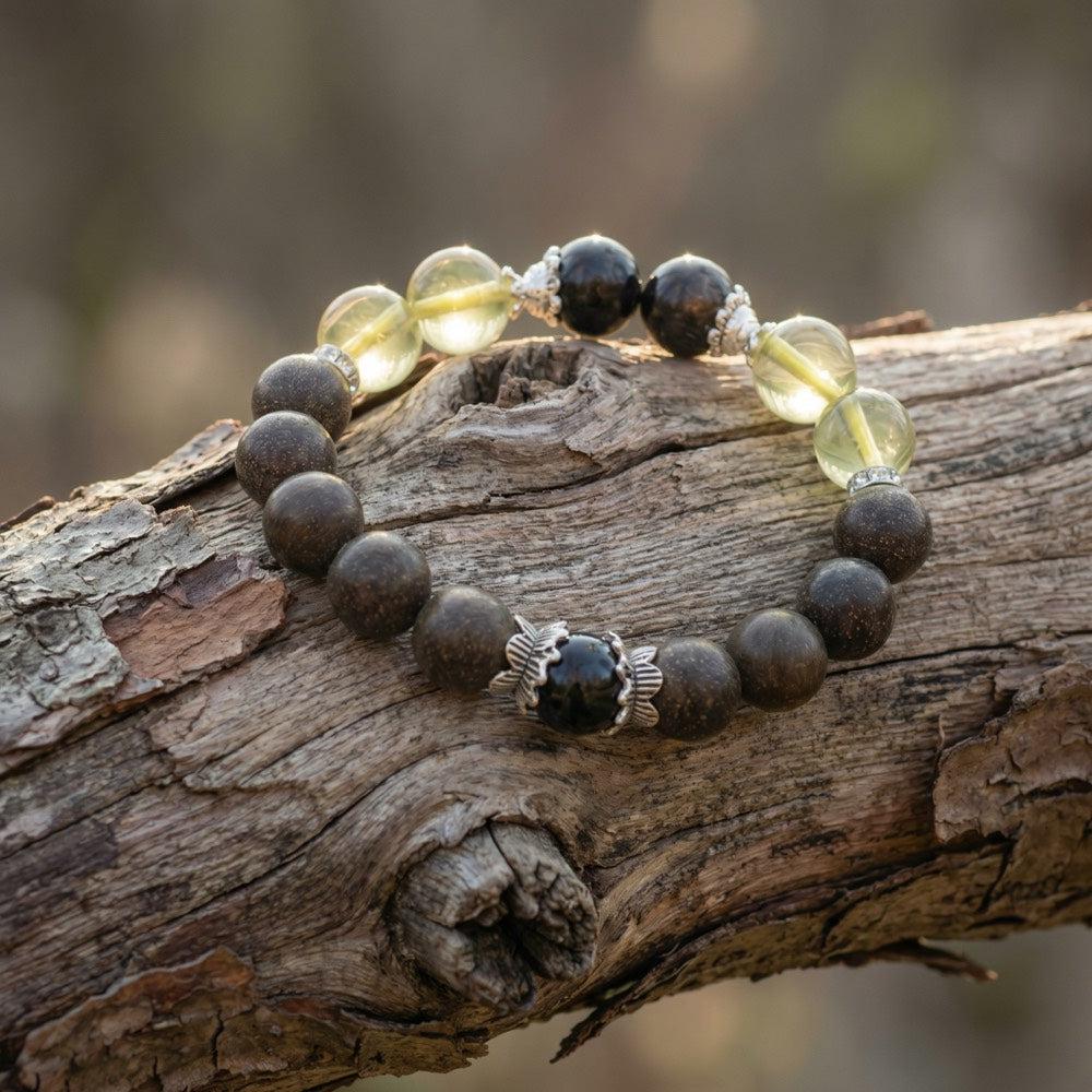 Golden Flow — Clarity & Abundance Bracelet - Financial Clarity & Flow Bracelet - Arcane Bloom
