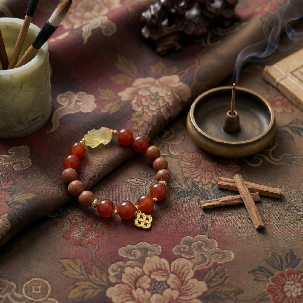 Red Fortune — Wealth Attraction Bracelet - Wealth Attraction Pixiu Bracelet - Arcane Bloom