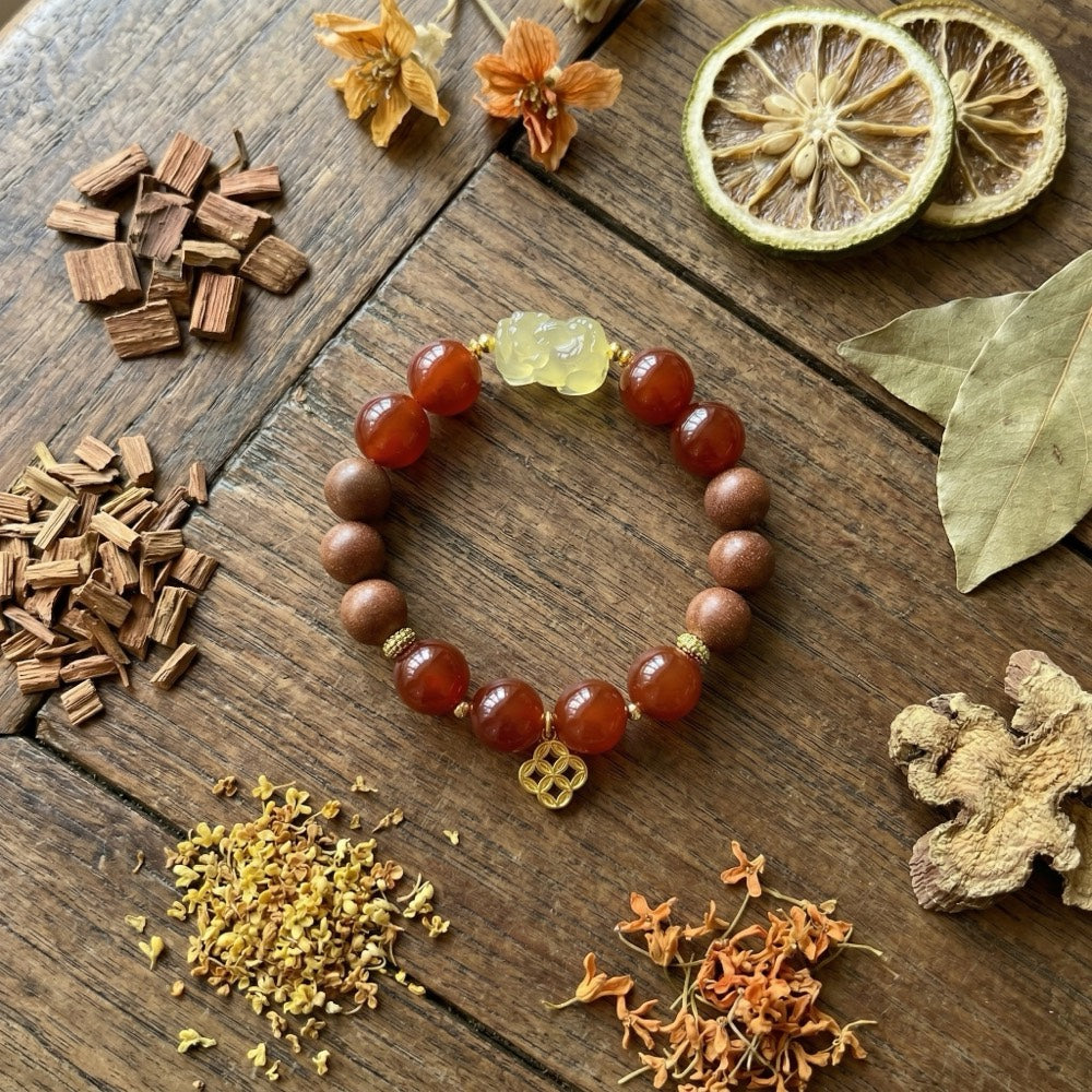 Red Fortune — Wealth Attraction Bracelet - Wealth Attraction Pixiu Bracelet - Arcane Bloom