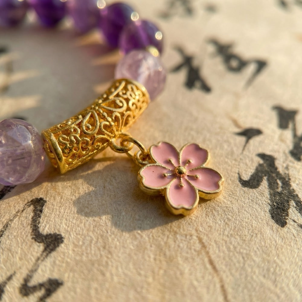 Rising Flame — Radiance & Career Double-Loop Bracelet - Career Recognition & Visibility Bracelet - Arcane Bloom