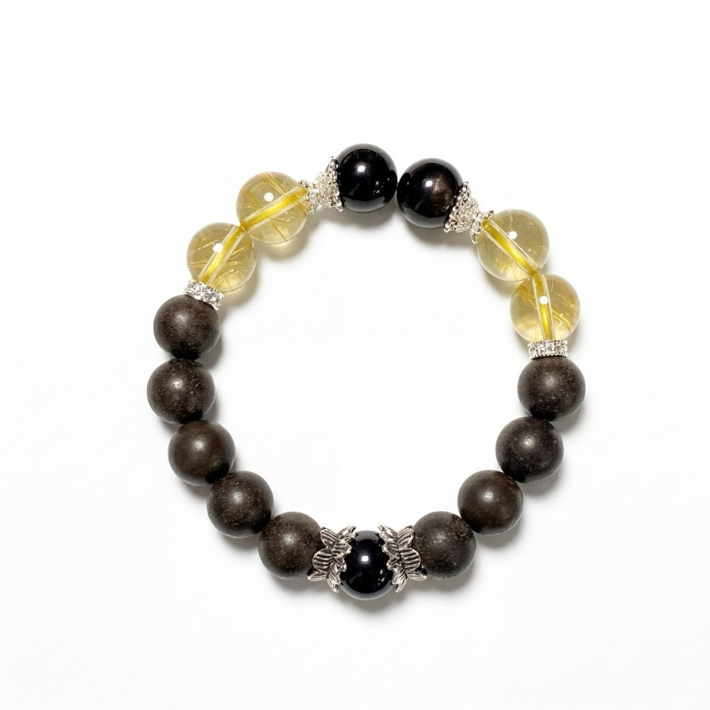 Golden Flow — Clarity & Abundance Bracelet - Financial Clarity & Flow Bracelet - Arcane Bloom