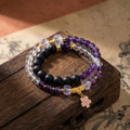 Rising Flame — Radiance & Career Double-Loop Bracelet - Career Recognition & Visibility Bracelet - Arcane Bloom