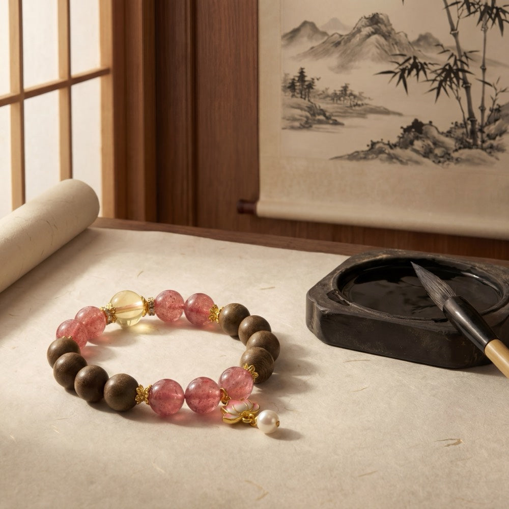 Romance Dream — Love & Connection Bracelet - Soulful Connection Kunzite Bracelet - Arcane Bloom