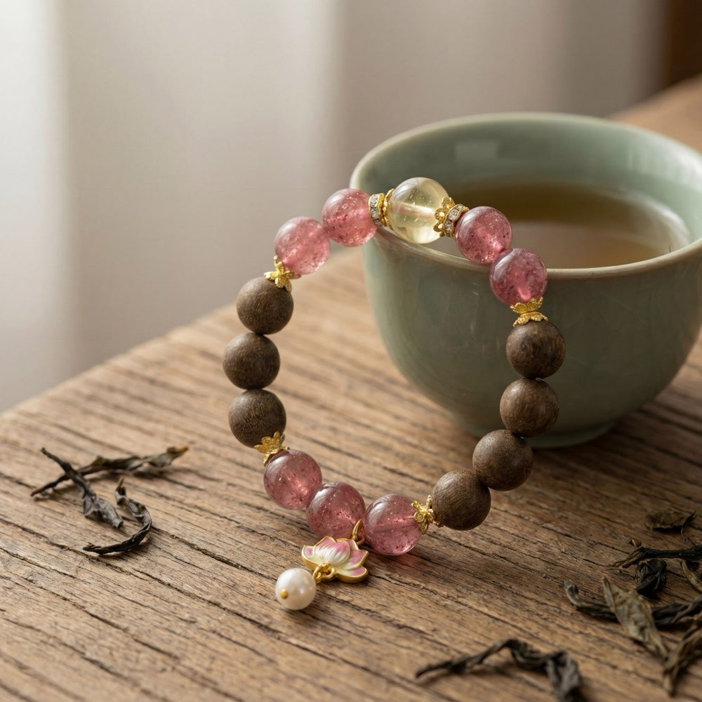 Romance Dream — Love & Connection Bracelet - Soulful Connection Kunzite Bracelet - Arcane Bloom
