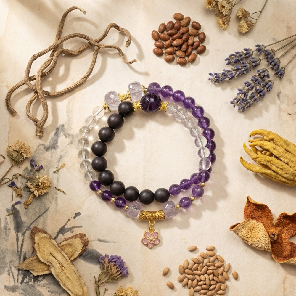 Rising Flame — Radiance & Career Double-Loop Bracelet - Career Recognition & Visibility Bracelet - Arcane Bloom