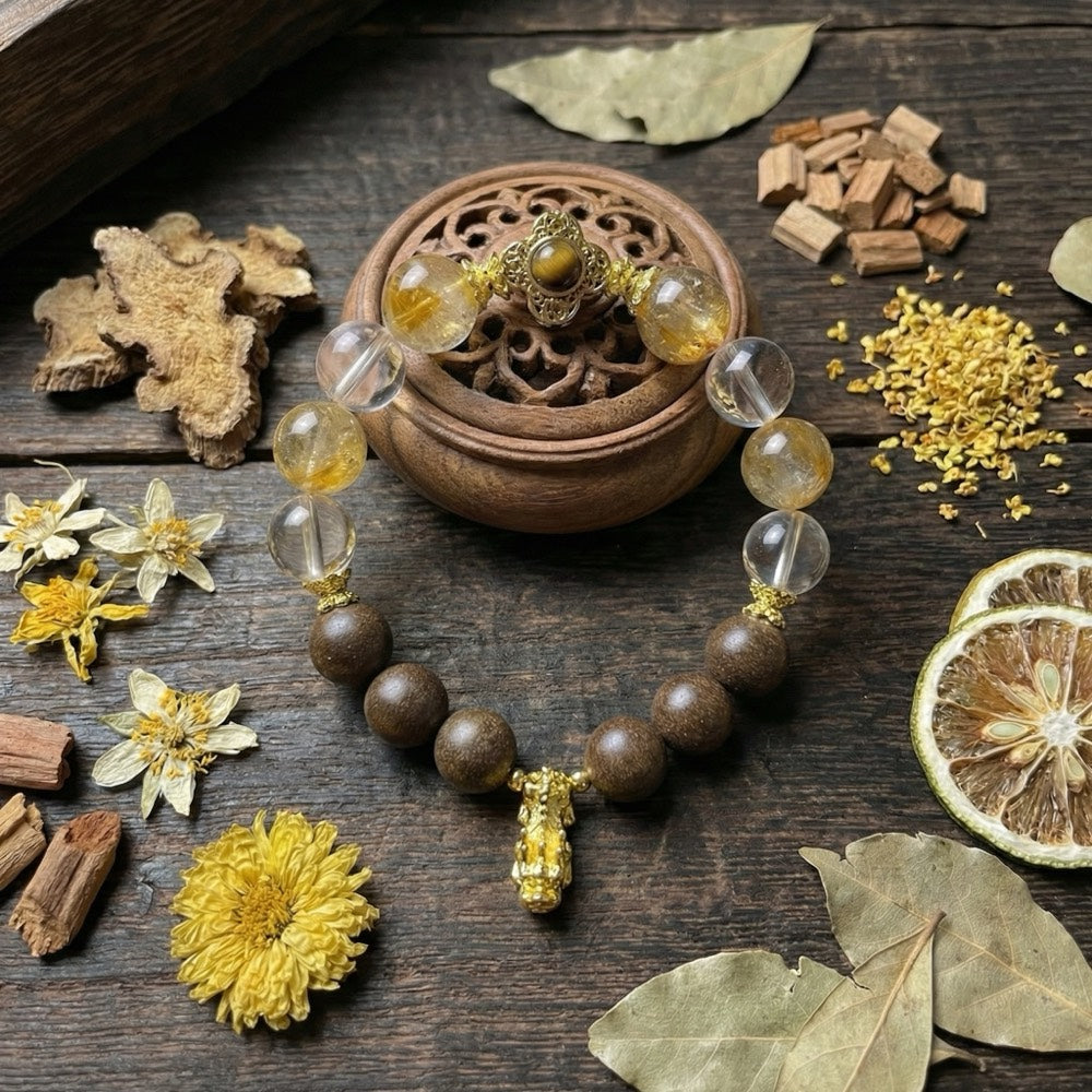 Marigold Dew — Self-Love & Abundance Bracelet - Self-Love & Prosperity Citrine Bracelet - Arcane Bloom