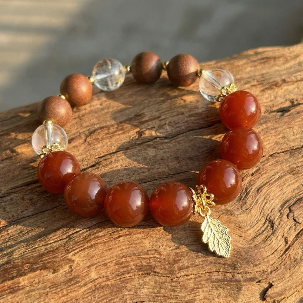 Red Purification — Aura Cleansing Bracelet - Aura Cleansing & Protection Bracelet - Arcane Bloom