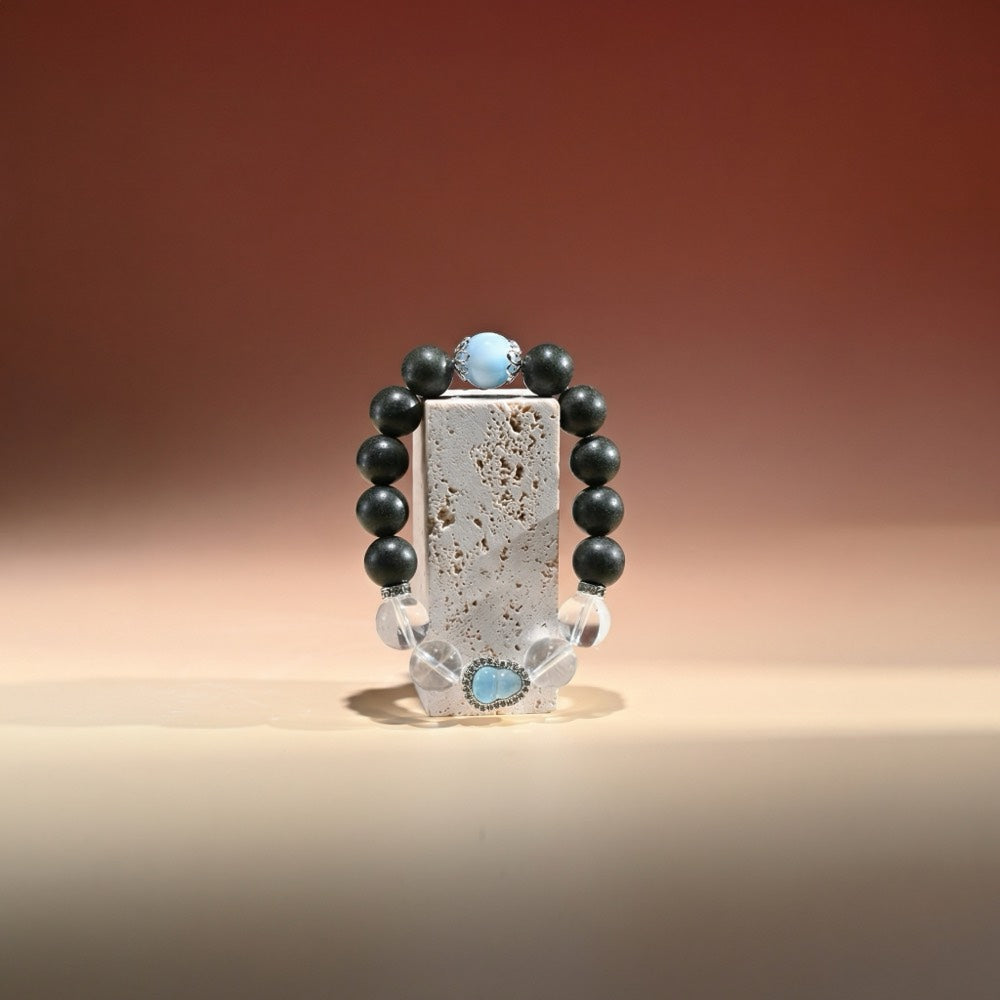 Ocean Calm — Sleep & Serenity Bracelet - Sleep Aid & Serenity Blue Agate Bracelet - Arcane Bloom