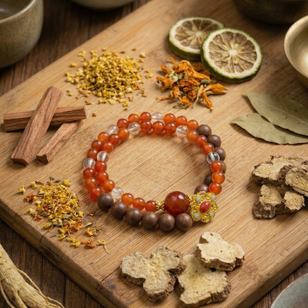 Double Joy — Blessing & Fortune Double-Loop Bracelet - Multiplied Fortune & Blessing Bracelet - Arcane Bloom