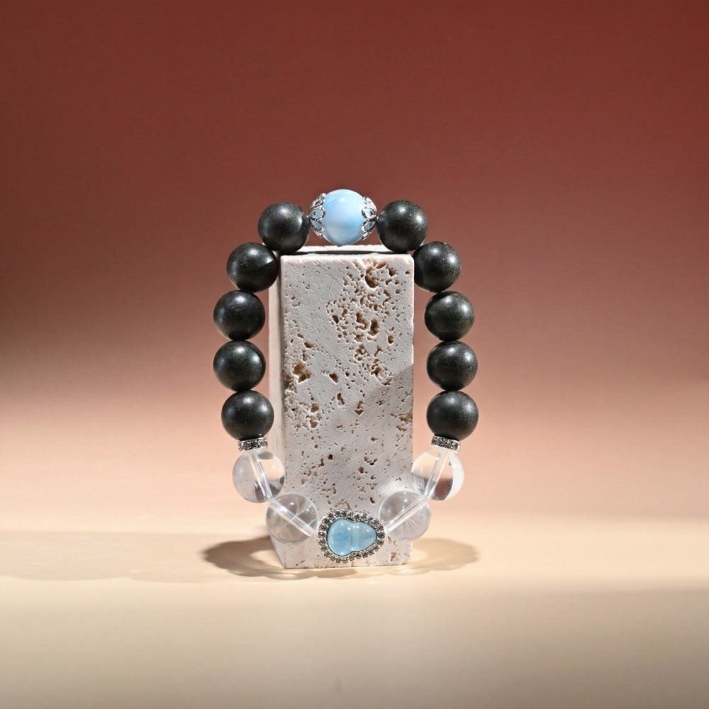 Ocean Calm — Sleep & Serenity Bracelet - Sleep Aid & Serenity Blue Agate Bracelet - Arcane Bloom