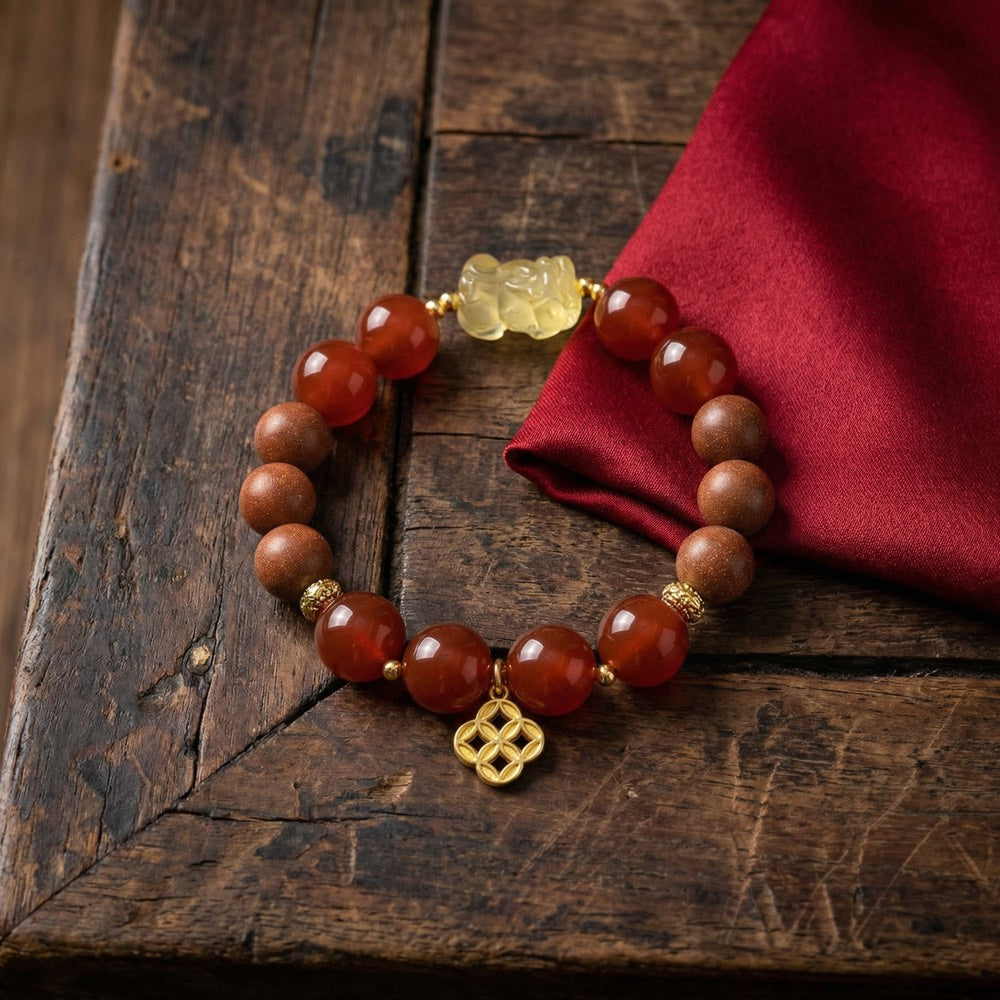 Red Fortune — Wealth Attraction Bracelet - Wealth Attraction Pixiu Bracelet - Arcane Bloom