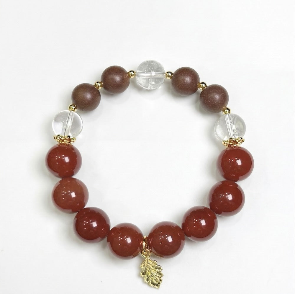 Red Purification — Aura Cleansing Bracelet - Aura Cleansing & Protection Bracelet - Arcane Bloom