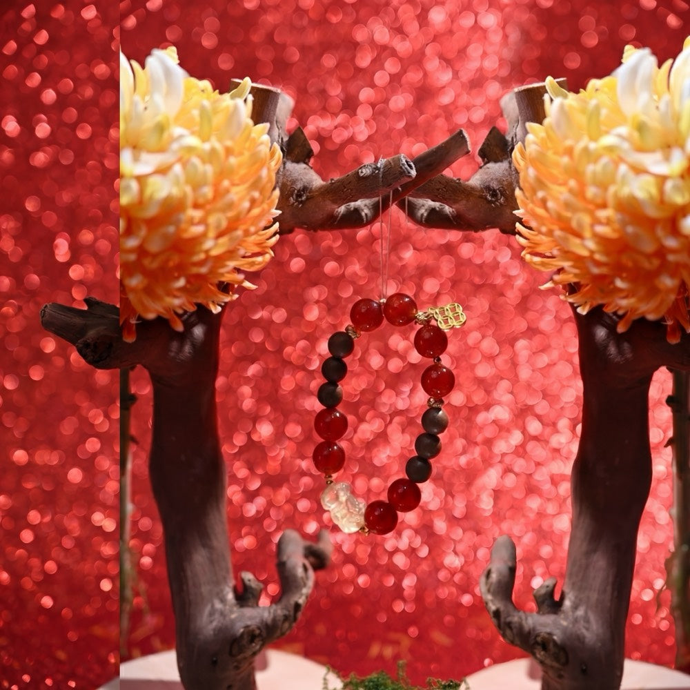 Red Fortune — Wealth Attraction Bracelet - Wealth Attraction Pixiu Bracelet - Arcane Bloom